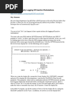 AS400 Automatically Logging Off Inactive Workstations