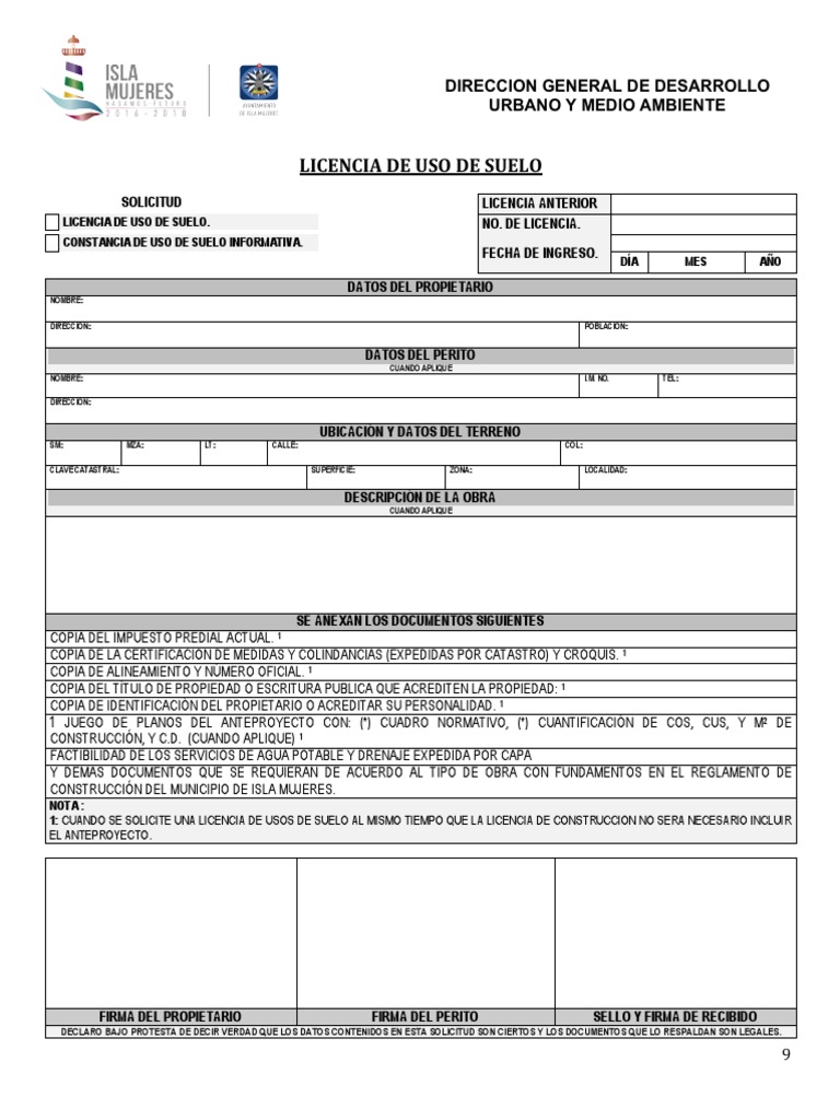 Licencia De Uso De Suelo Business