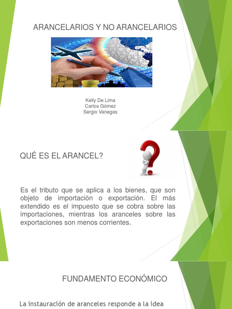 Aranceles Arancel Barreras No Arancelarias Al Comercio