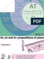 Prepositios AT IN PDF