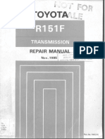 Transmision R151F PDF