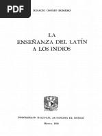 Osorio Romero Ignacio - La Enseñanza Del Latin A Los Indios.pdf
