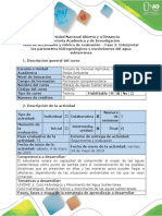 Guia de Actividades - Fase 2 - Interpretar Los Parámetros Hidrogeológicos y Movimientos Del Agua Subterránea.