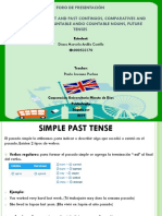 Foro de Presentación Past Tense, Present and Past Continuos, Comparatives and Superlatives, Countable Ando Countable Nouns, Future Tenses