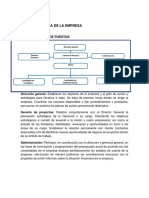 Organigrama de Una Empresa Petrolera