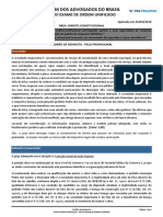 Gabarito Justificado - Direito Constitucional PDF