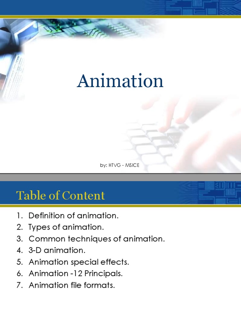 Comprehensive Guide to Animation Techniques | PDF | 3 D Computer ...