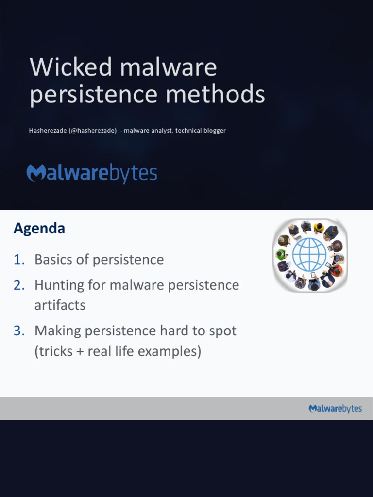 Malware Persistent | PDF | Windows Registry | Malware