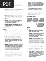 What Is A Computer?: Input Process Output