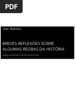 Jean Mabillon. Breves Reflexoes Sobre Al