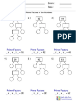 H Prime Factorization Trees