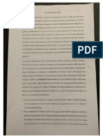 Acta Directorio IMP - Destitución Obispo Durán