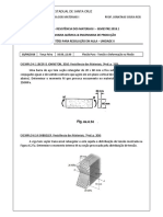 Diagramas de Esforços e Tensões em Viga Isostática