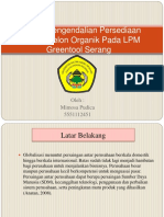 Analisis Pengendalian Persediaan Golden Melon Organik Pada LPM