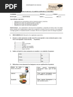 Prueba Clasificación de La Materia Fila A
