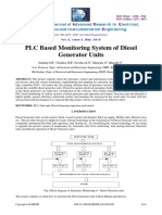 PLC Based Monitoring System of Diesel Generator Units