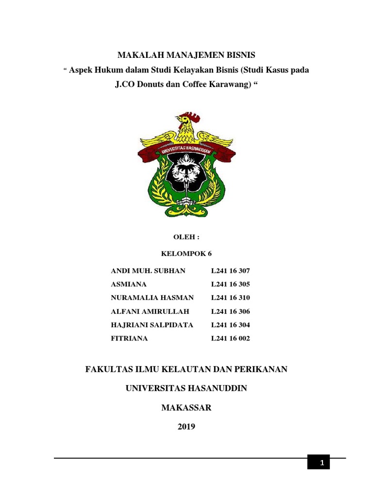 Makalah Kelompok 6 Aspek Hukum | PDF