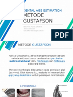 METODE GUSTAFSON - Dental Age Estimation