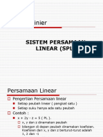 03 Sistem Persamaan Linier