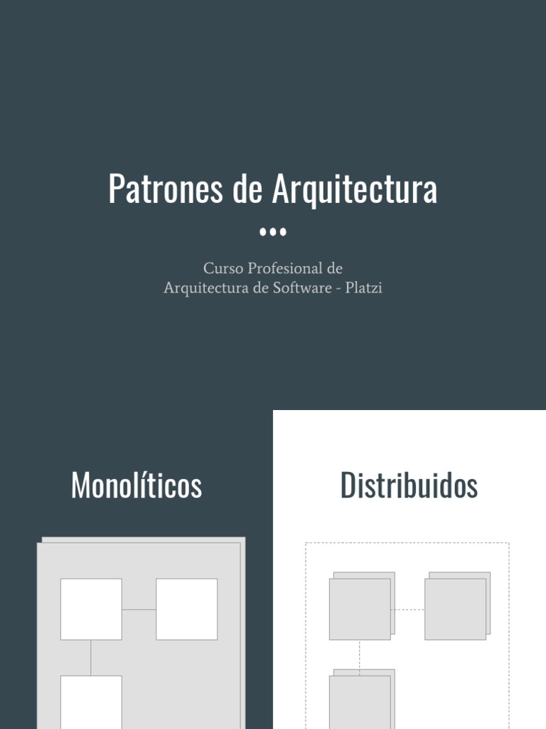 Patrones de Arquitectura | PDF | Tecnologías de la información | Software