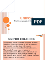 Unifox: The Benchmark of Excellence