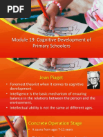 Module 19: Cognitive Development of Primary Schoolers