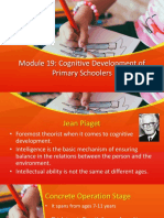 Module 19: Cognitive Development of Primary Schoolers
