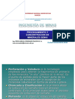 PROCESAMIENTO DE MINERALES - 01 UNMSM - Minas PDF