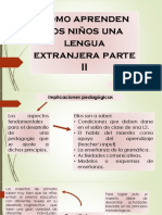 Como Aprenden Los Niños Una Lengua Extrajera Parte II.