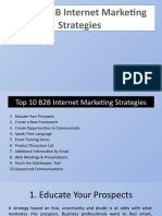 Top 10 B2B Internet Marketing Strategies: Prepared by M.Veera Shankar Reddy 0911A25