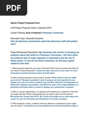 Senior Project Proposal Formsr Civics - Writing Assignment Savings 