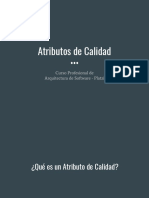  Atributos de Calidad