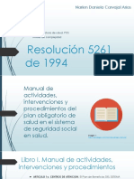 Resolución 5261 de 1994