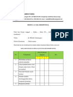 Berita Acara Kredensial