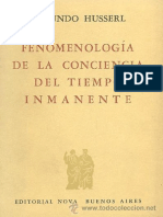Husserl, Edmund - Fenomenologia de la consciencia del tiempo inmanente.pdf