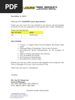 December 4, 2014: No. of Pax Rate