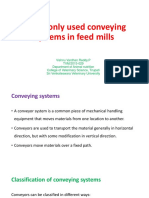 Commonly Used Conveying Systems in Feed Mills