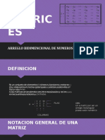 Matrices bidimensionales