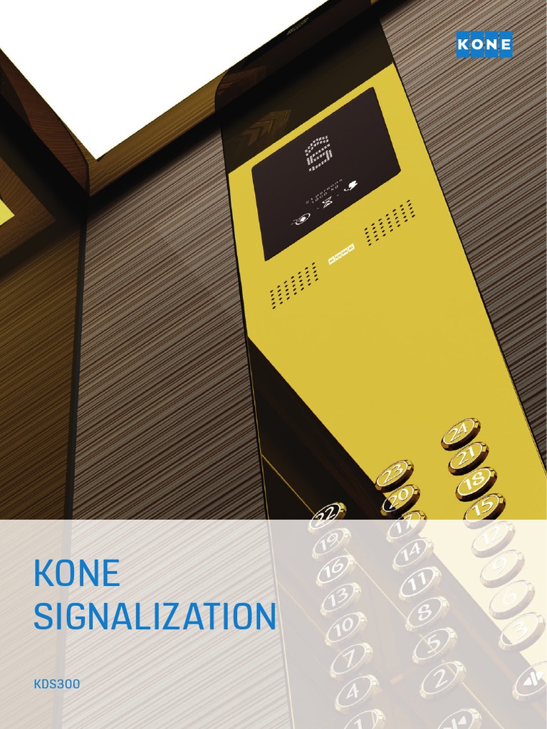 Brochure Kone Kds 300 Signalization - tcm94 34972 PDF | PDF