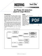 Single Phase Ac Induction Squirrel Cage Motors - Fe 1100 PDF