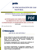 Explotacion de Gas Natural Osinergmin