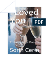 I LOVED YOU - Philosophical and love poems by Sorin Cerin