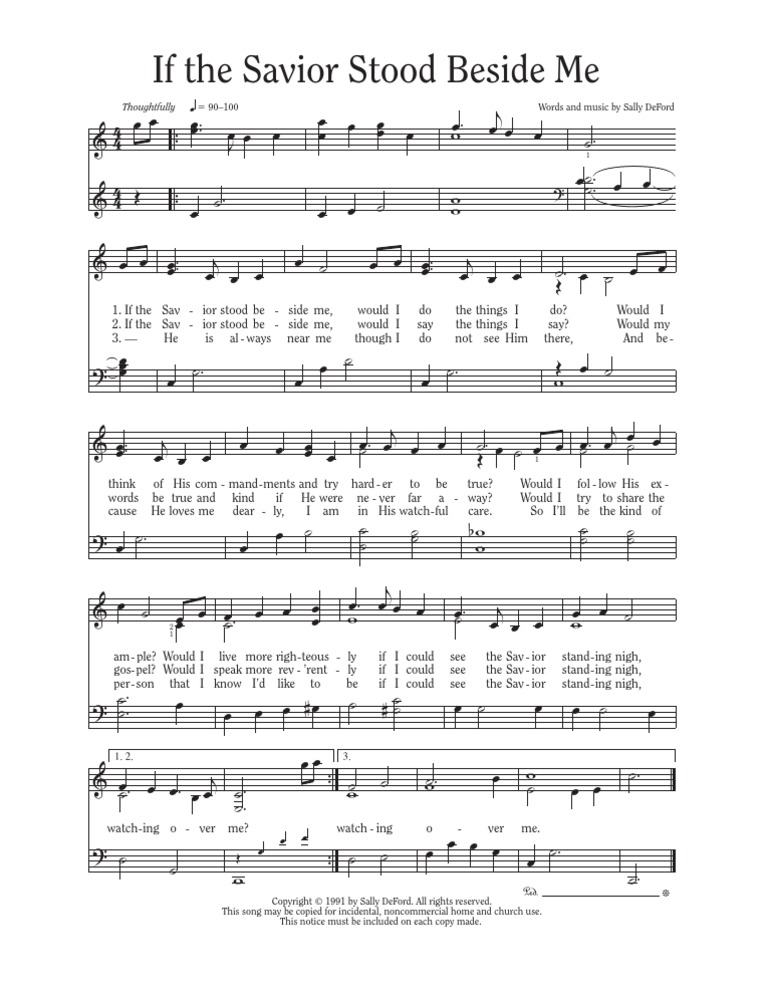 If The Savior Stood Beside Me | PDF | Copyright Law | Law