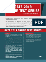 Gate 2019 Online Test Series