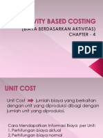 Activity Based Costing - Chapter 4