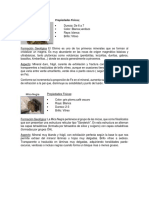 Fichas Técnicas de Materiales