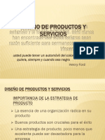 Diseño de Productos y Servicios