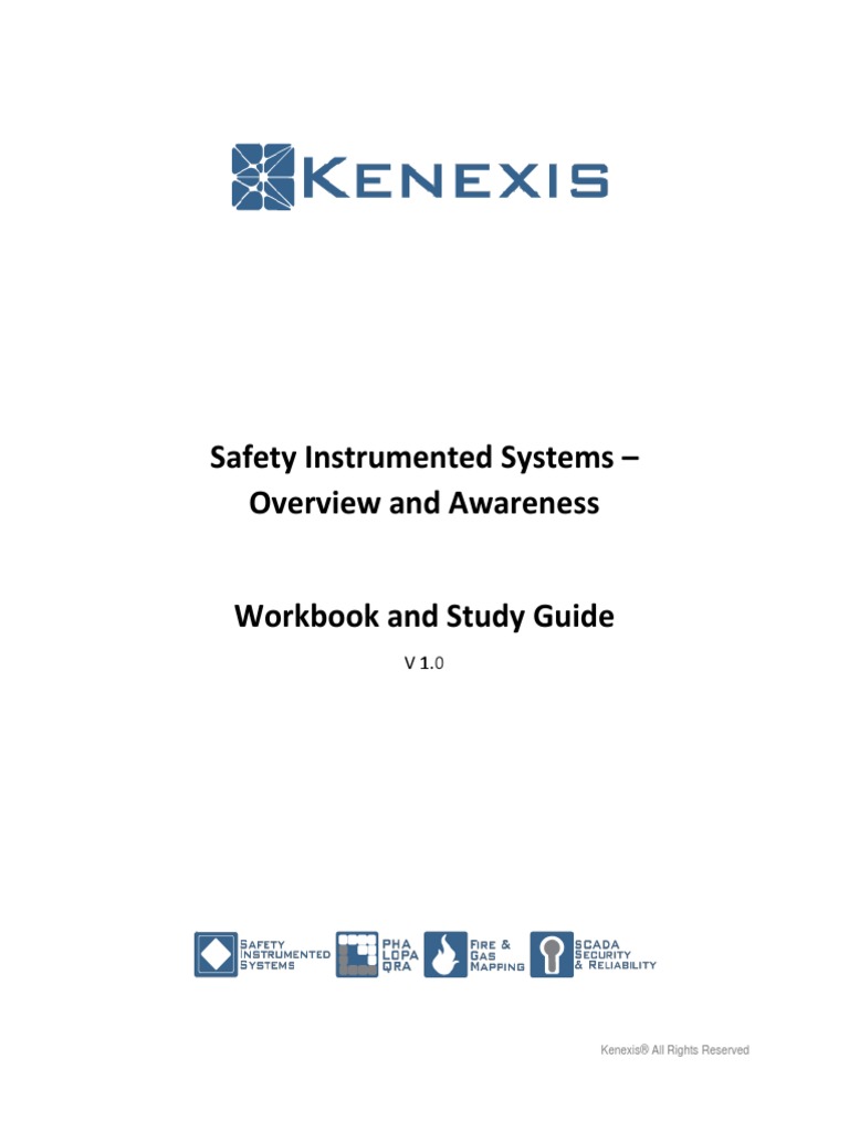 Safety Instrumented Systems Overview and Awareness Workbook and Study ...