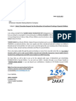 Zakat: Subject: Zakat / Donation Request For The Education & Vocational Training of Special Children