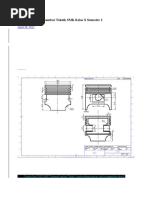 Contoh Soal UAS Gambar Teknik SMK Kelas X Semester 2